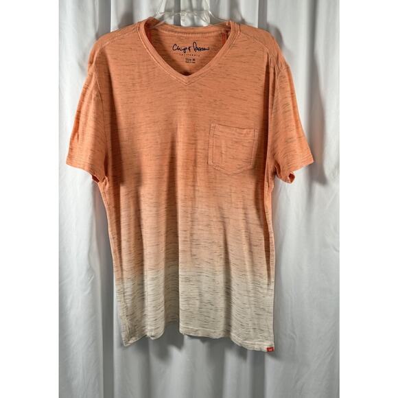 Chip & Pepper Short Sleeves Pocket T-Shirt, Orange Ombré , Sz: M, 87-23 - Picture 14 of 15